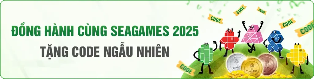 OK9 Đồng Hành SEA Games 2025 – Tặng CODE Ngẫu Nhiên Lên Đến 1.999 Điểm Mỗi Ngày 2 OK9 Đồng Hành SEA Games 2025 – Tặng CODE Ngẫu Nhiên